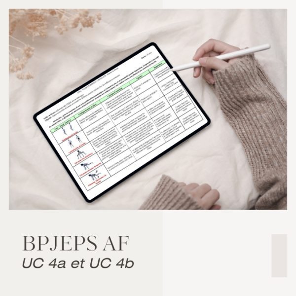BPJEPS AF - UC 4